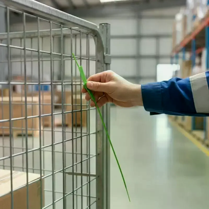 Seal Packages Securely! 100PCS Anti-Theft Wire Seals 28cm Label, Disposable Self-Locking Anti-Counterfeiting Tags