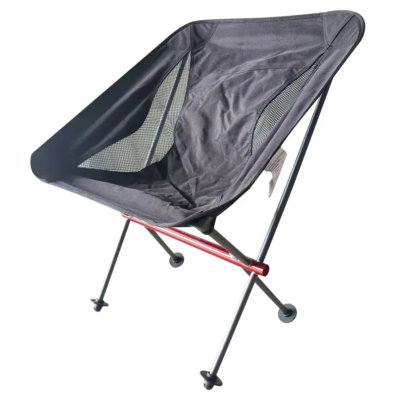 

Outdoor short folding chair portable fishing chair camping 7075 aluminum alloy moon chair