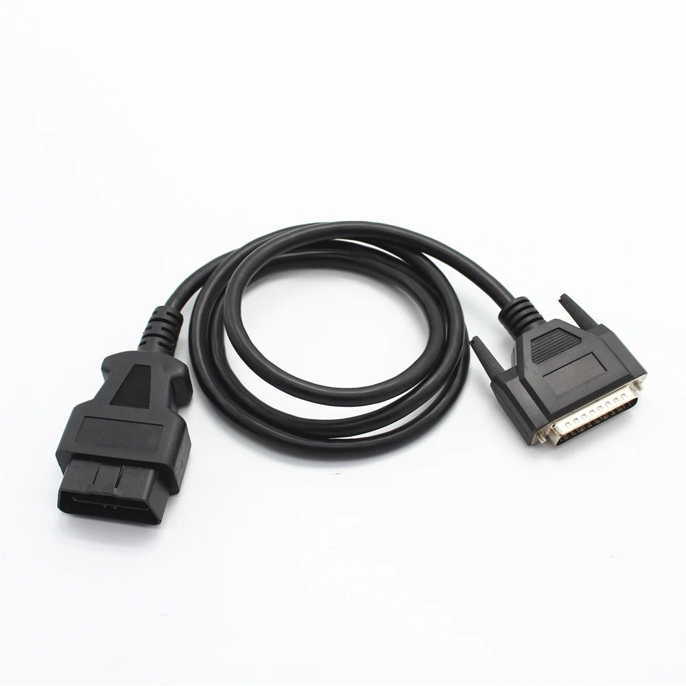 DB25 Pin OBD OBD2 16pin Cables for SBB Key Programmer V33.01/V48.99 V46.02 Car 16pin Connector for CK100 SBB Main Testing Cable