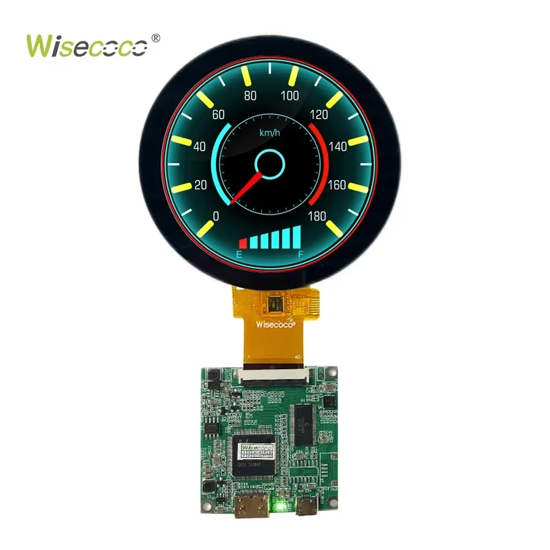 Wisecoco-ips tft touch lcd,ラウンドディスプレイ,st7701sドライバー,ic,spi,rgb,40ピン,480x480,2.8インチ画面ボード