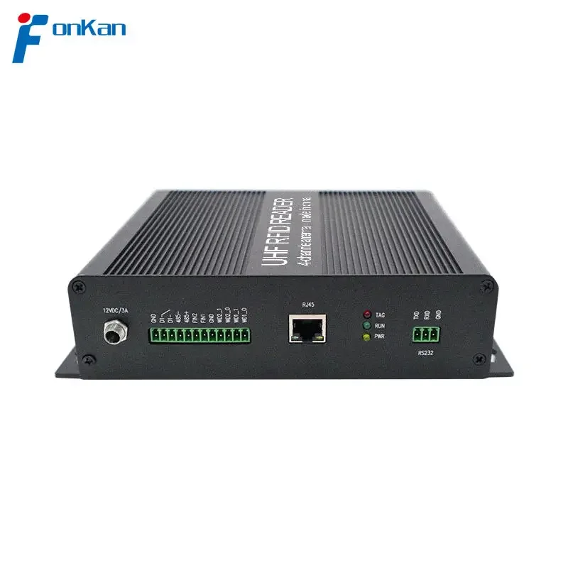 

2026EPC ISO18000-6C Impinj E710 4Port Access Control Card Reader UHF RFID 15m Long Range Reader