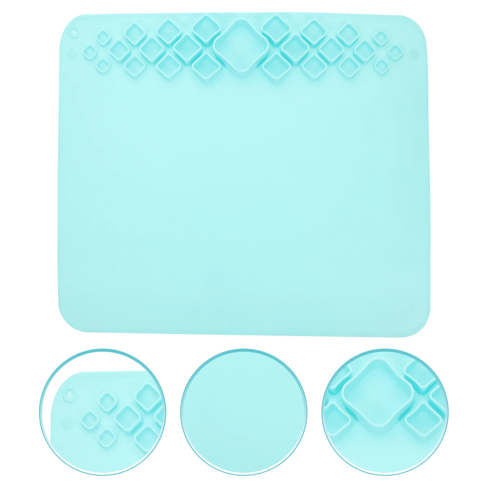 

Make Drawing Mat Painting Mats Oil Paints Blue Silica Gel Silicone for Crafts Child