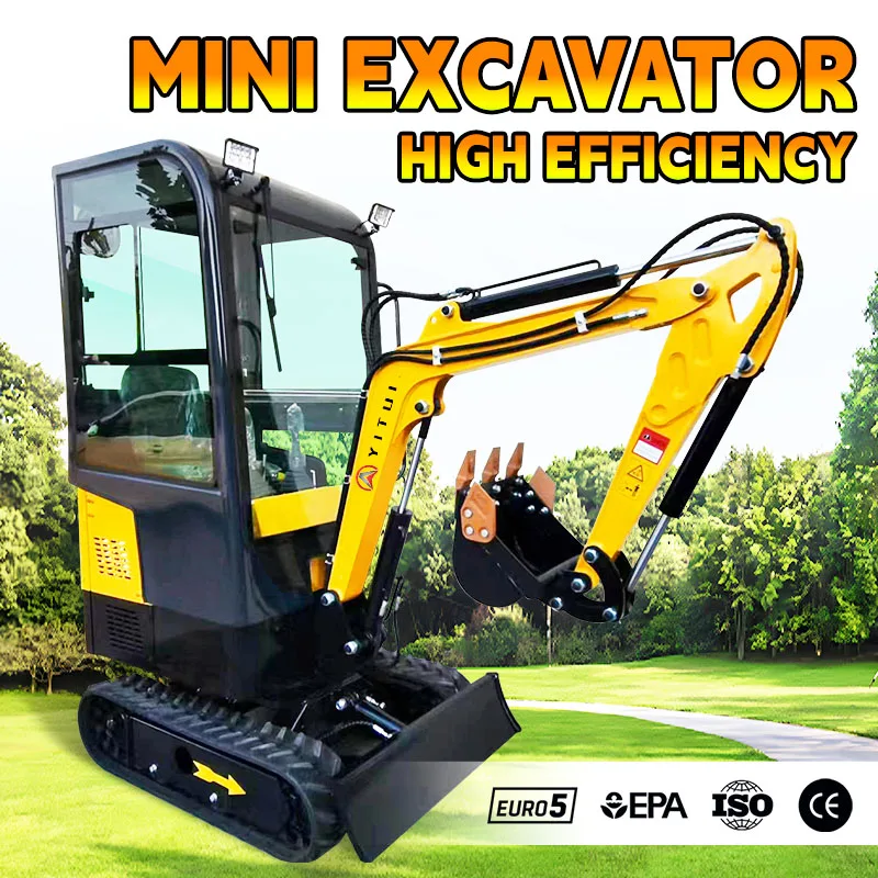 حفارة صغيرة مخصصة مع محرك كوبوتا - حفارة صغيرة مخصصة جاهزة لسوق الاتحاد الأوروبي للمنزل/التجاري