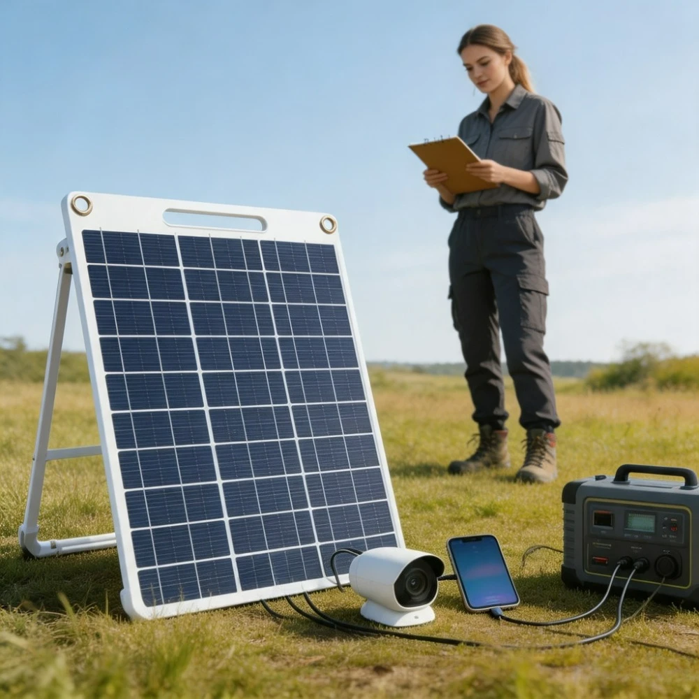 Solar Emergency Charger - แผงโซลาร์เซลล์แบบพกพา 15W 20W ชาร์จไฟได้ กันน้ำ 5V