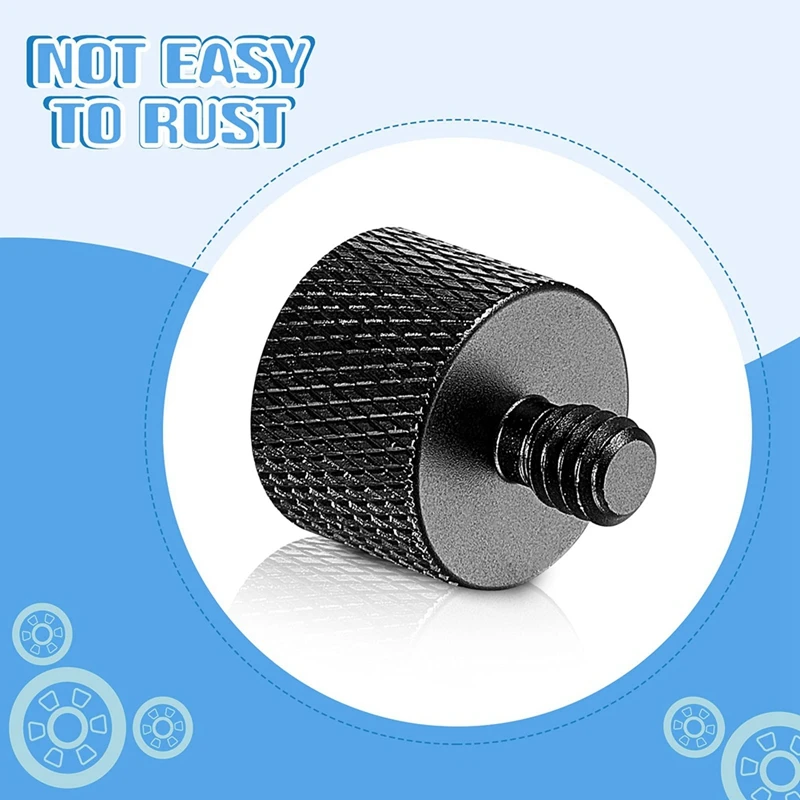 Mic Stand Adapter 5/8 Female To 1/4 Male For Camera Mount Tripod Thread Adapter Conversion Connector Screw Adapter
