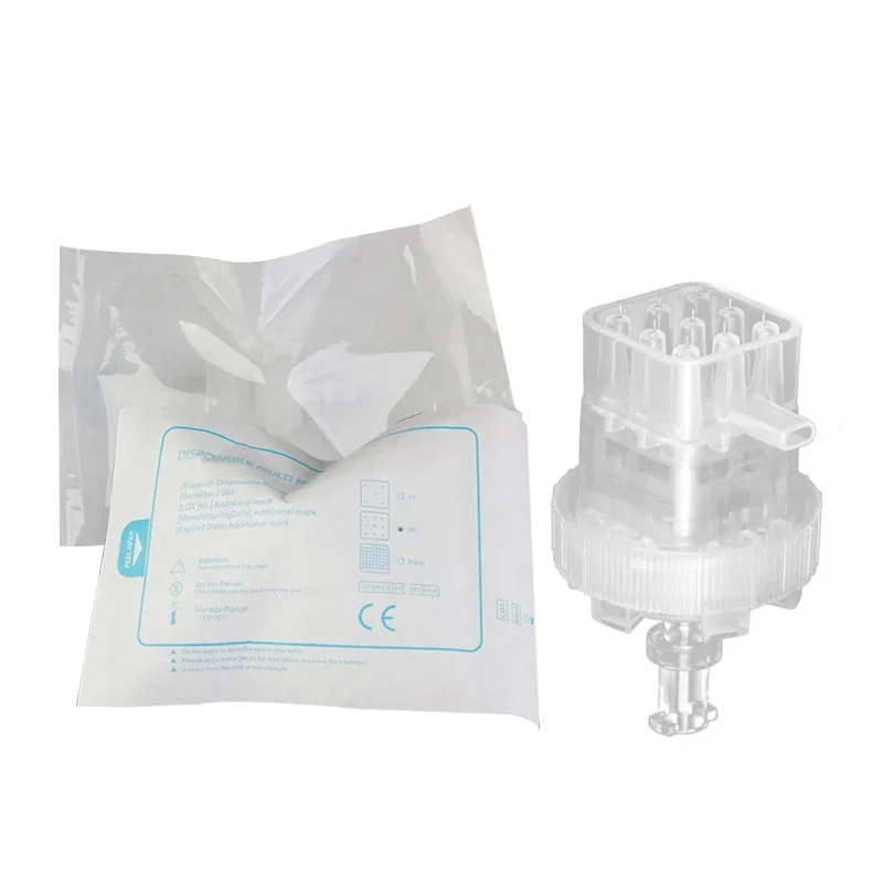 Hot SAle EZ Mesogun Parts Cartridge Adjustable Screw Negative Pressure Needle  5 9 pins Syringe Connector Accessorise