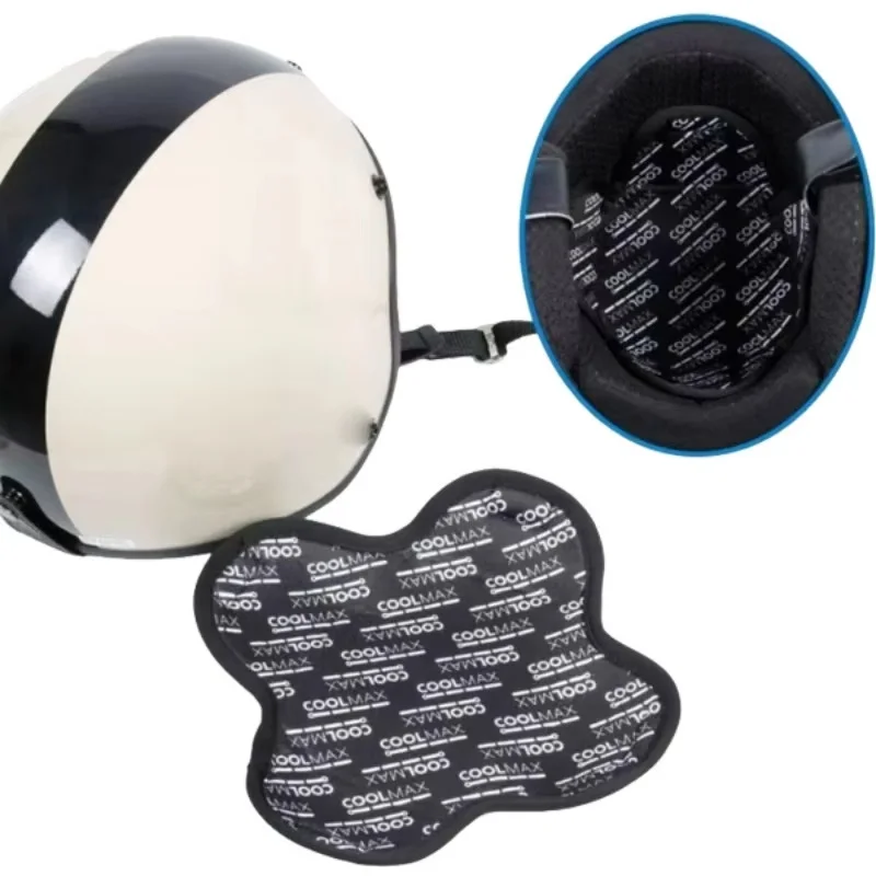 Motorcycle Helmet Insert Liner Breathable Sweat Absorbent Cap Cushion Pad Quick-drying Insulation Lining Pad Motorcycle Supplies