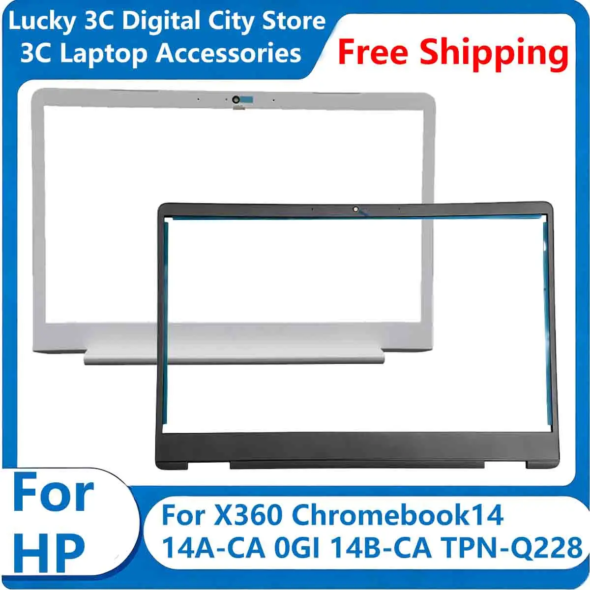 New For HP Chromebook14 X360 14A-CA OGI 14B-CA TPN-Q228 Laptop Cover LCD Back Cover Screen Bezel case Palmrest TFQ3F0G3TP10
