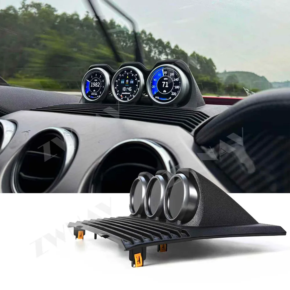 Digital Cluster Triple Dashboard For Ford Mustang 2015-2023 6th Generation Instruments Performance Table Head Unit Plug-play