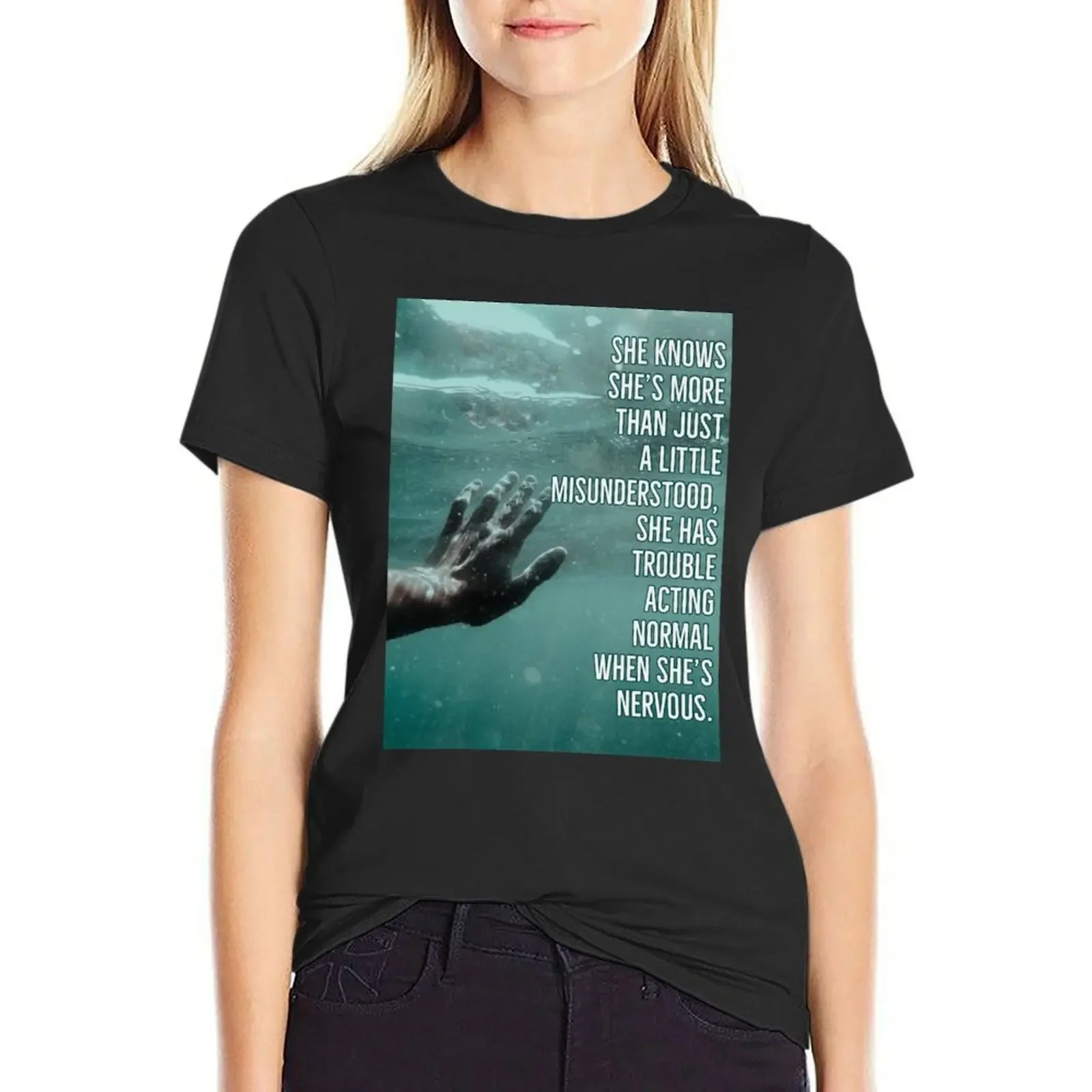 

Round Here lyrics T-Shirt sublime lady clothes blanks animal print Woman clothes