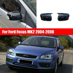 Per Ford Focus MK2 2004, 2005, 2006, 2007, 2008 copertura dello specchietto retrovisore esterno decorazione corno che incolla il guscio dello specchietto retrovisore