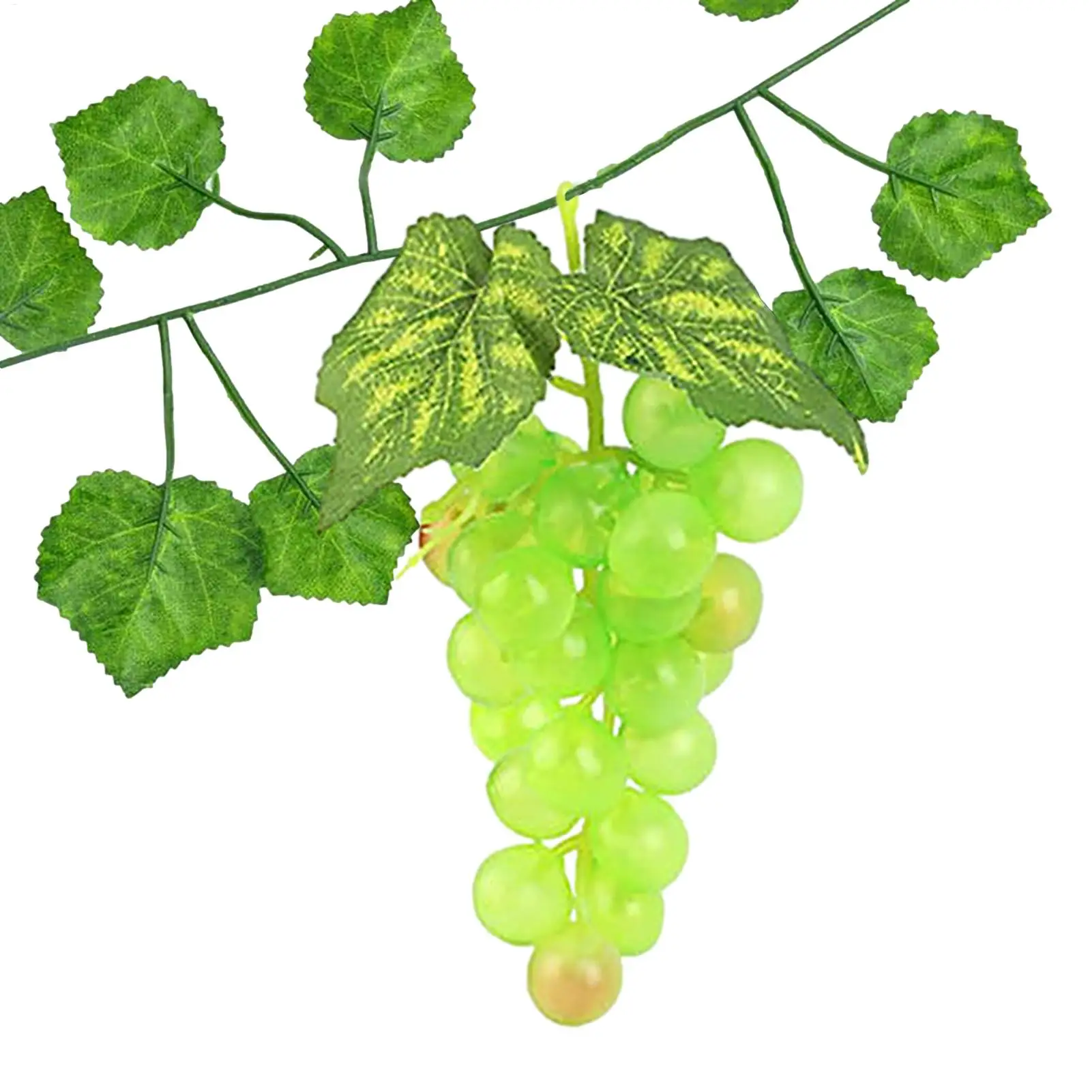 Racimos de Uvas Artificiales Decorativas, 18 Piezas/Racimo, Uvas Artificiales Reutilizables, Accesorios para Fotos, Decoración de Frutas y Vino