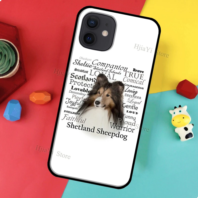 Shetland Sheepdog Dog Phone Case For iPhone 16 15 13 11 14 Pro Max 12 13 mini X XR XS Max Plus Cover Shell