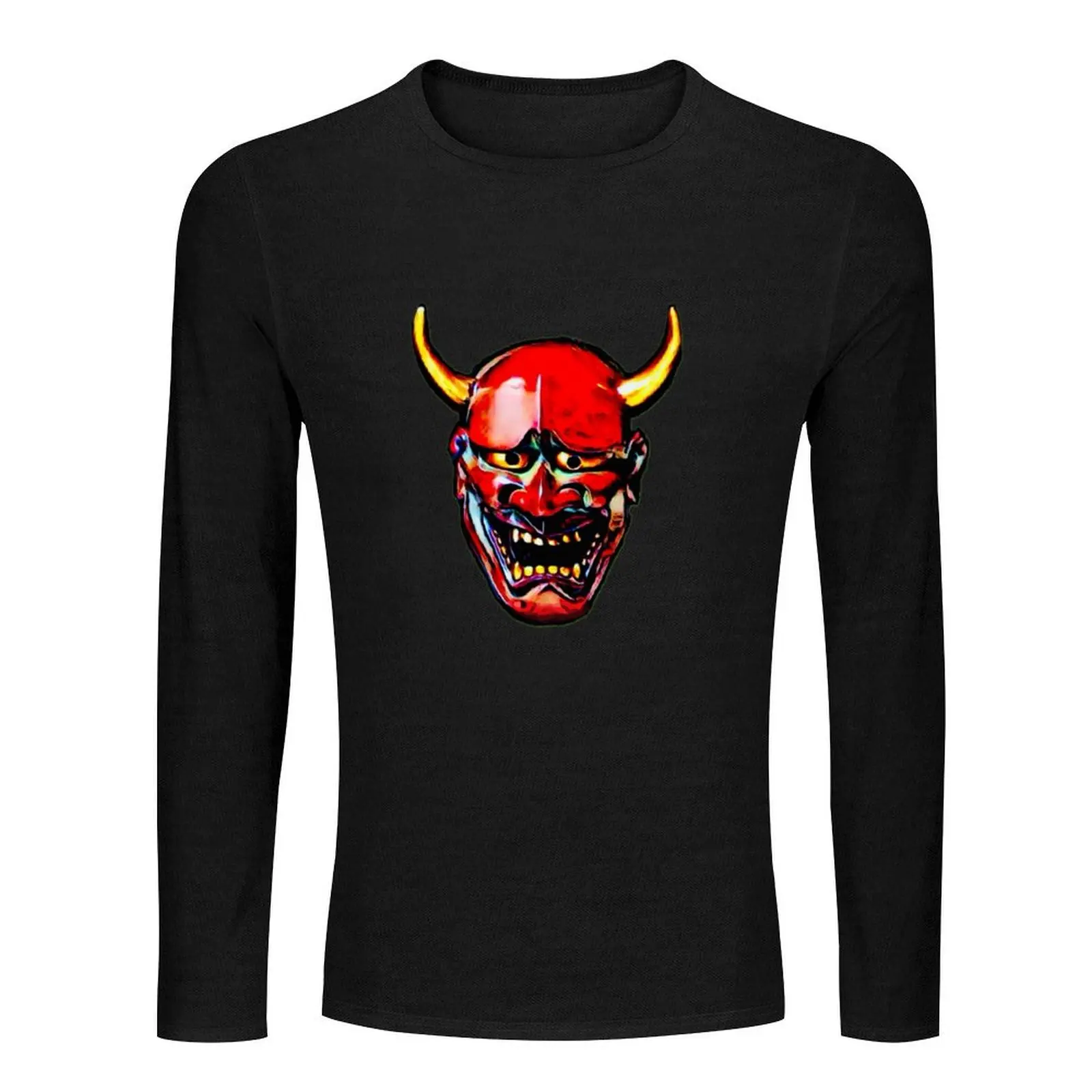 Hanya Oni Baba Demon Long T-Shirt graphics t shirt t shirt for men