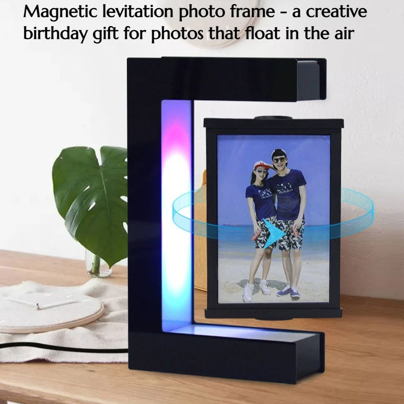 

Magnetic Levitation Photo Frame for Hanging Photos Creative Birthday Gift Home Decoration Item Decorative Craftwork