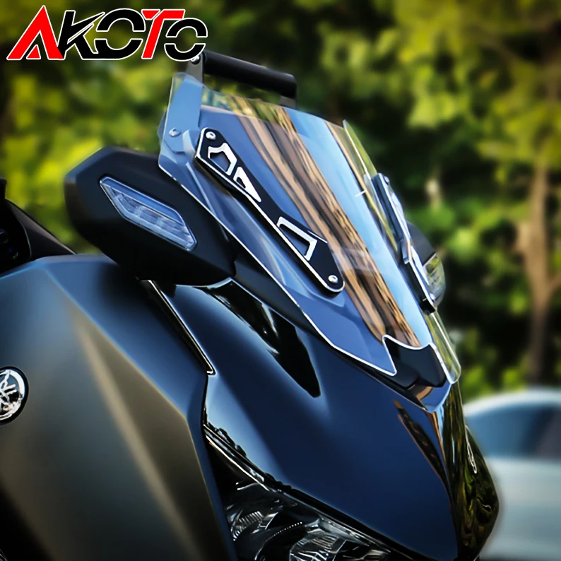 Für Yamaha X-MAX 300 Neue Windschutzscheibe Halterung Motorrad Zubehör Windschutzscheibe Halter Halterung Kit Aluminium XMAX300 Xmax 2025 +