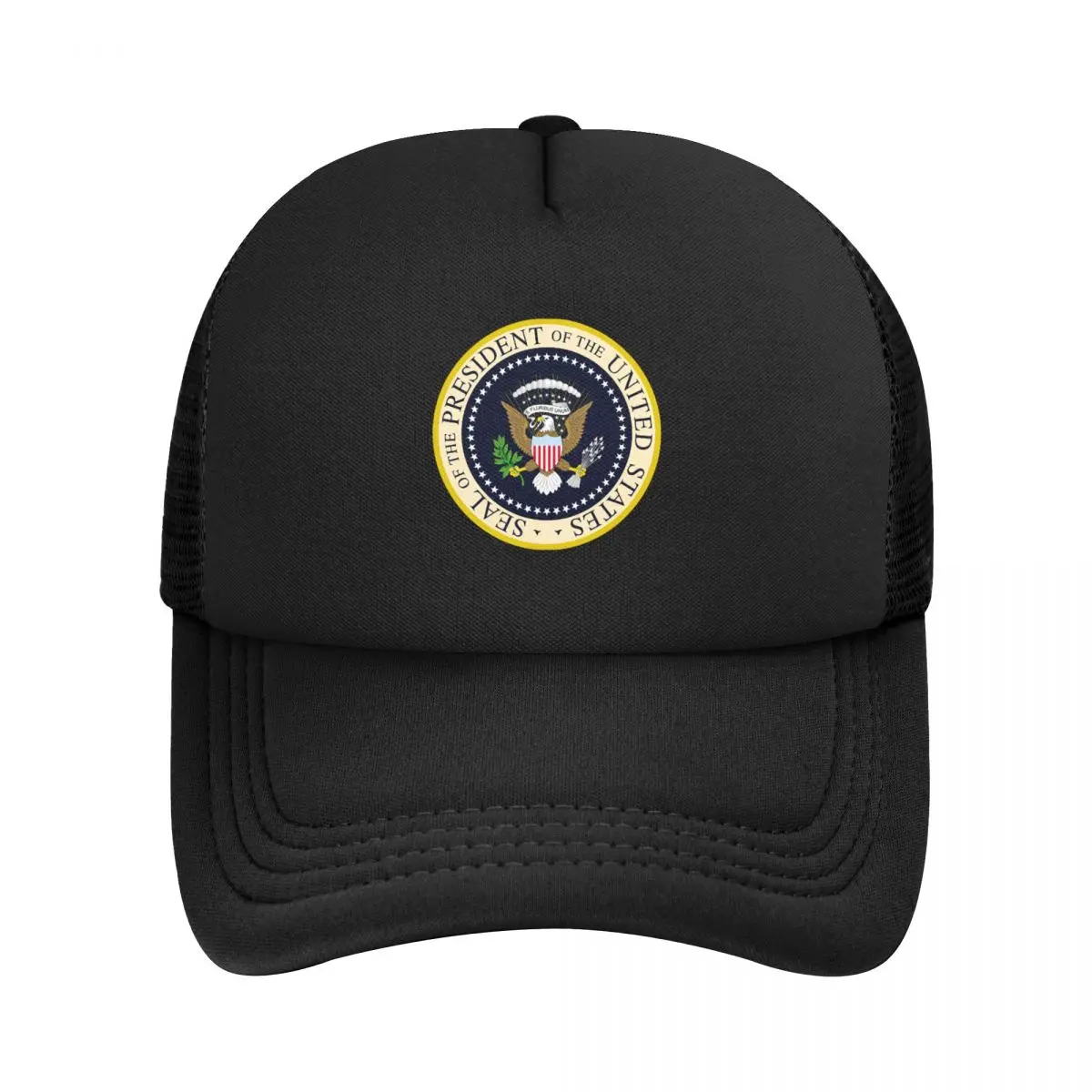 Unisex Mesh Baseball Cap, Selo do Presidente dos Estados Unidos, Primavera e Verão