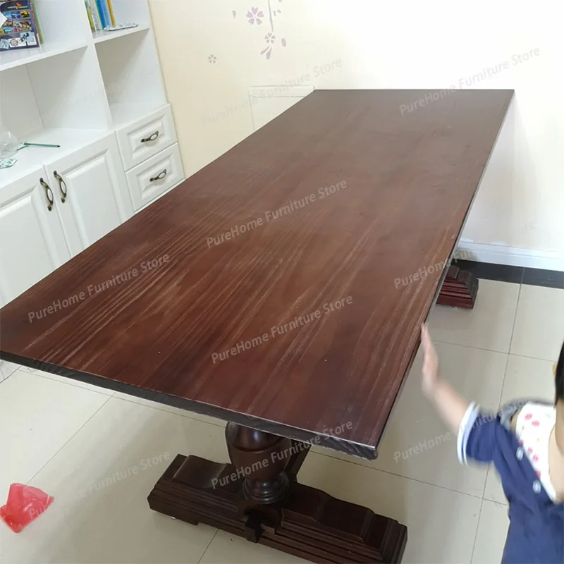 

French Conference Tea Table Floral Training Negotiation Mediterranean Dining Table Design Home Furniture Mesa De Comedor XY40CZ