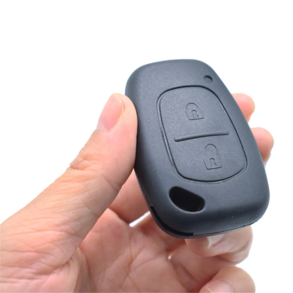 2 Button Pad Switch Remote Key Cover For Renault Kangoo Traffic Master Nissan Interstar Opel Vivaro Movano 2004 - 2009
