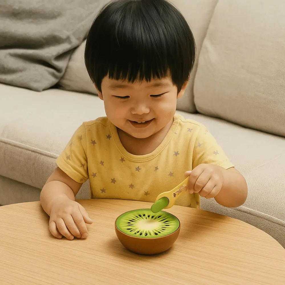 食べ物をあげるフルーツプリンセット 給餌おもちゃ ロールプレイ オレンジスイカプリンおもちゃ 日本のシミュレーションままごとおもちゃ