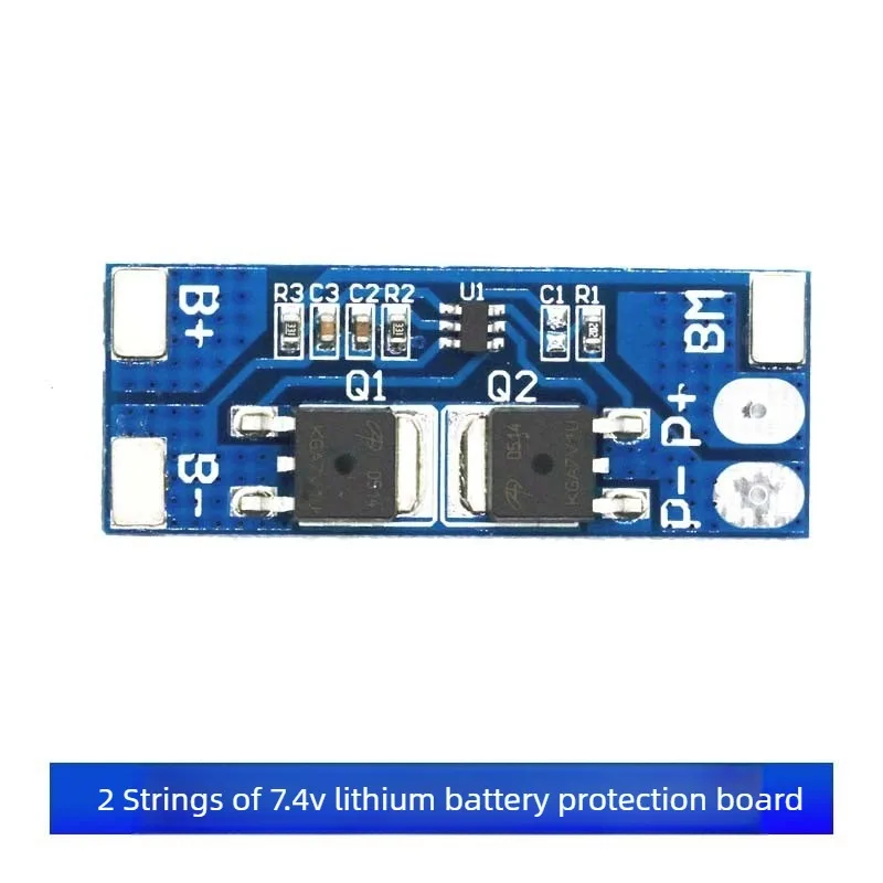 10PCS 2S 7.4V 8.4V 18650 Li-ion Battery Protection Board 8A BMS Overcharge Overdischarge PCB