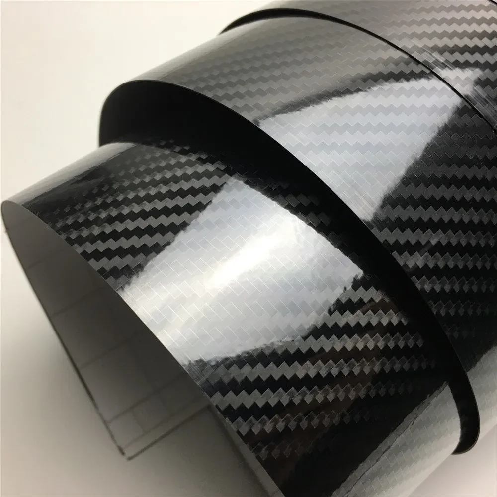 High Glossy 8DM Carbon Fiber Vinyl Car Vinyl Film Wrap For Vehicle Decal Laptop Skin Phone Cover Motorcycle