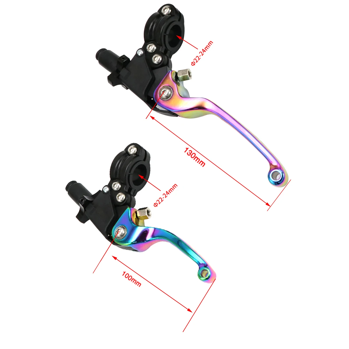 Alconstar Colorful Short/Long Brake Clutch Levers Motorcycle Dirt Bike for CFR250R CFR450R CFR450X CFR250X XR250