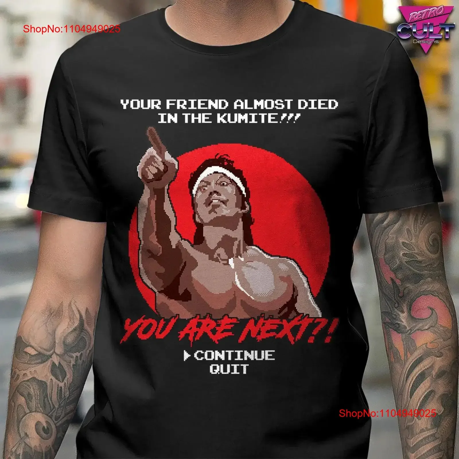 

Футболка You Are Next KUMITE, боевые искусства, РЕТРО ФИЛЬМ, винтажная стираная слегка мягкая дизайнерская одежда 80-х годов, дышащая унисекс