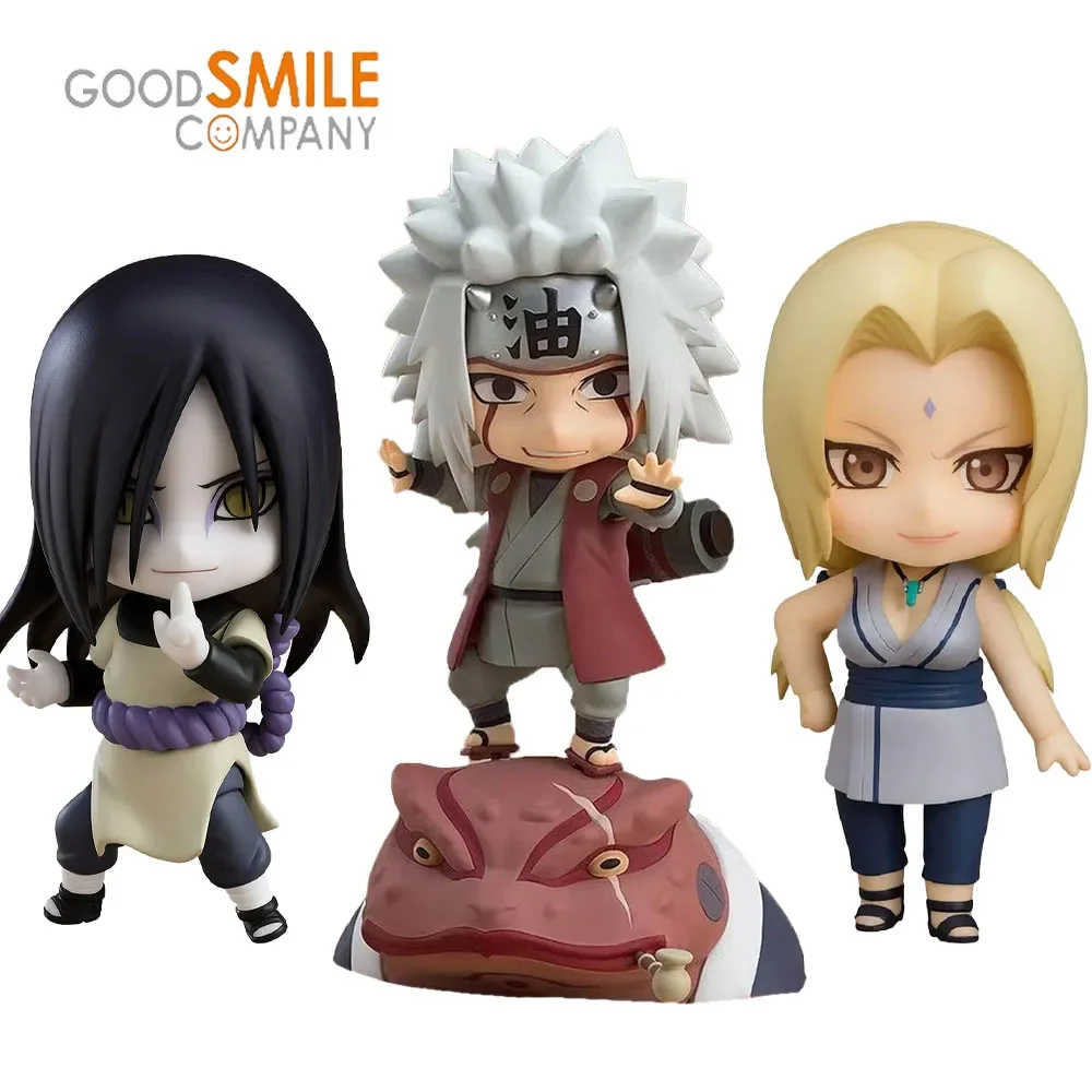 NARUTO Nendoroid 886 Jiraiya Nendoroid 1232 Orochimaru Nendoroid 1008 Tsunade Original Good Smile Anime Figure Model Dolls Toy