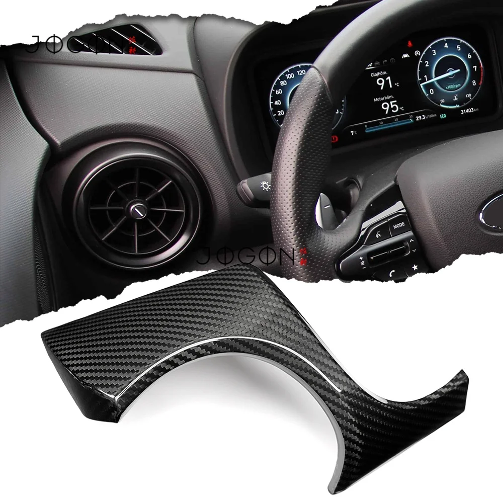 

For Hyundai Kona N N Line 2021-2023 Carbon Car Interior Center Control Dashboard Left Drive Side Panel Cover Trim Accessories
