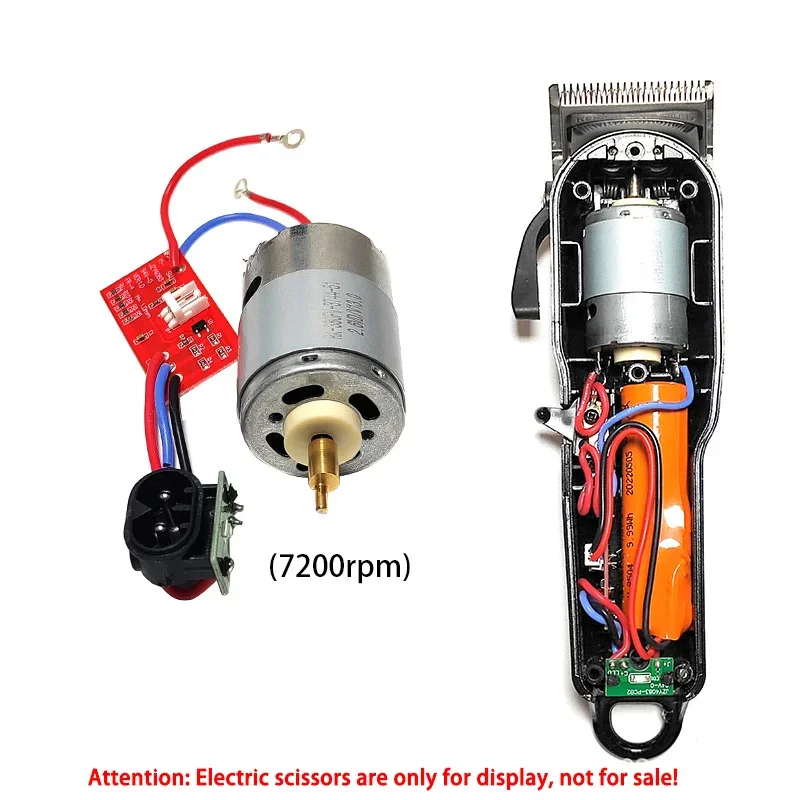 For Men\'s Professional Barber Shop Hair Clipper 7200RPM High Speed Motor Trimmer Repair Parts Motor Assembly Circuit Board