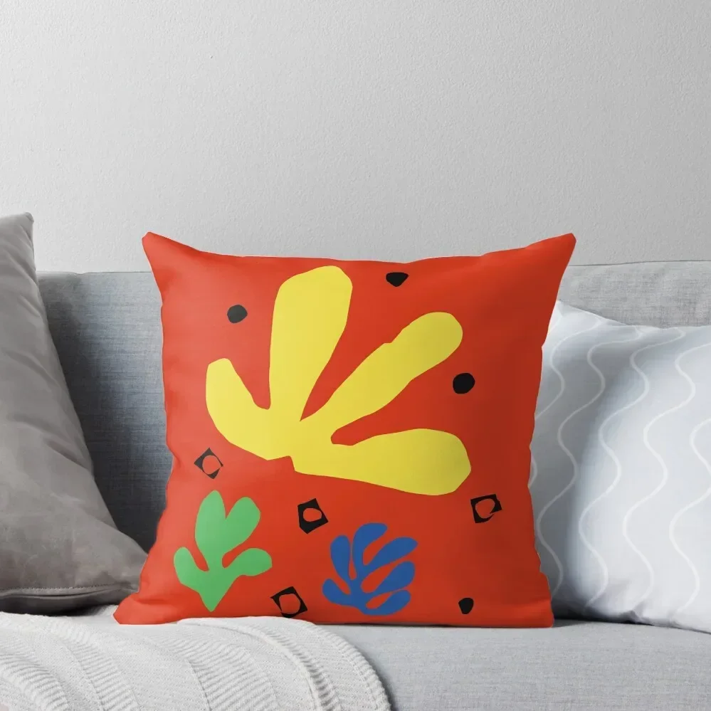 

Matisse Leaves Cut Out #1 Throw Pillow Luxury Pillow Case Sofa Cushion pillow