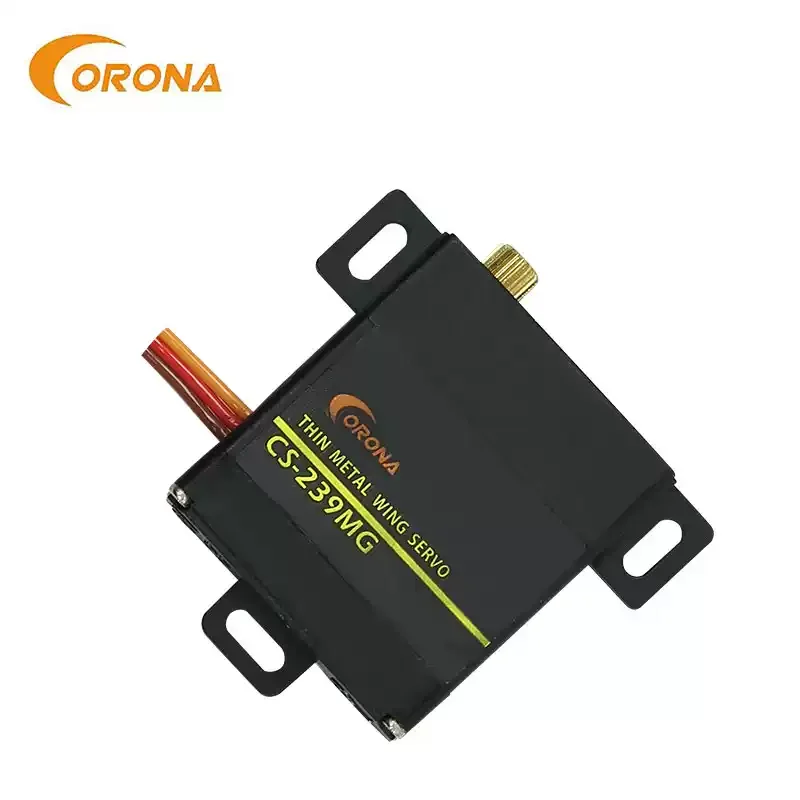 Corona CS239MG/ DS239MG 4.6kg.cm 22g Slim-Wing Analog/ Digital Servo for RC Glider Airplane