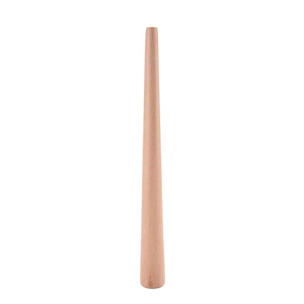 Durable Wood Color Wood Ring Mandrel Wood 2.5 x 2.5 x 25cm Jewelry Mandrel Tool Ring Stretcher Tool Professional Jewelers