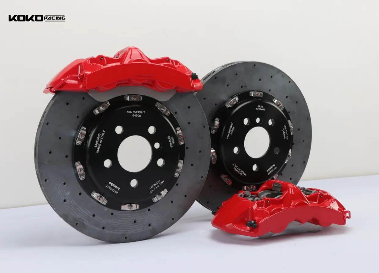 KOKO Racing Carbon Ceramic Brake Disc Competition Car 330mm -410mm Customize Brakes Disc and Rotors