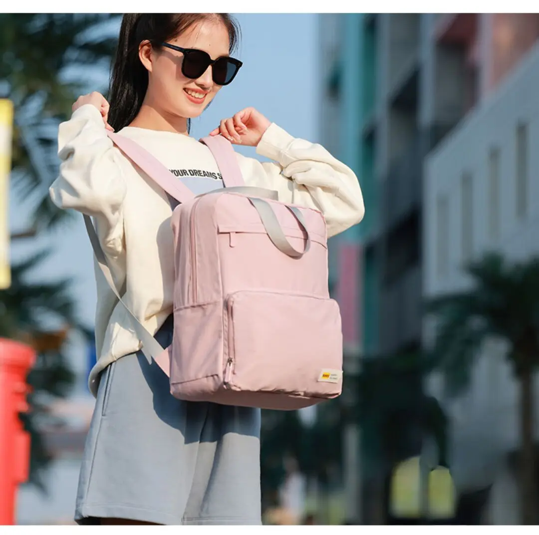 2025 Zaino pieghevole semplice e alla moda Zaino da viaggio Borsa da scuola per studenti da viaggio per sport all'aria aperta casual di grande capacità
