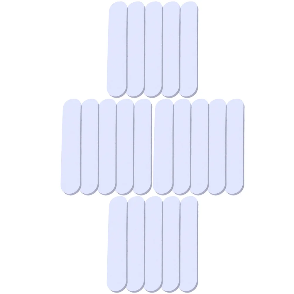 

50 Pcs Hat Sweat Liners for Caps White Disposable Sweat-absorbing Collar Sticker Sweatband Collars No Insert Pad Patches Hats