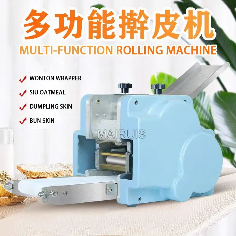 Commercial Automatic Tabletop Automatic Dumpling Empanadas Gyoza Pizza Wonton Dough Skin Wrapper Making Machine