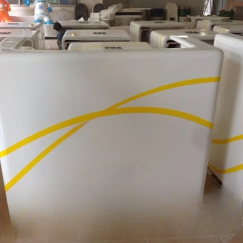 

FRP, paint, company, front desk, reception desk, special shaped, medical, beauty salon, cash register