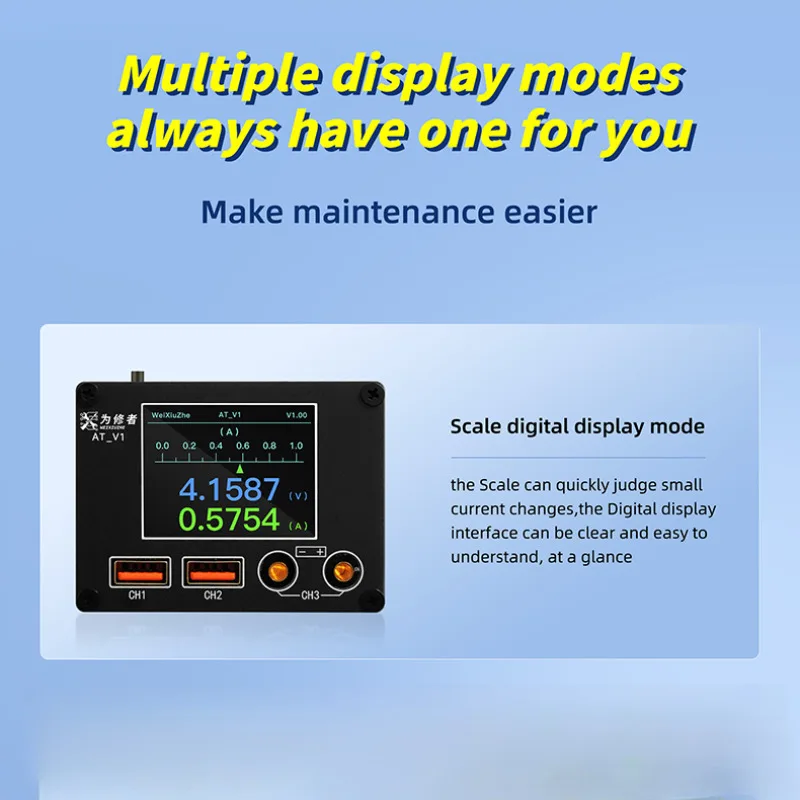 

Ultra-Precision Current Tester with Magnetic Base Infinite Waveform Zoom & UFS Storage Error Detection Capability for Repairs