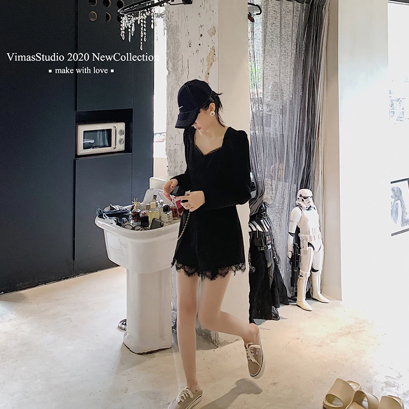 

Женские летние шорты VIMAS из полиэстера с завышенной талией, утягивающие, модные, с хорошим соотношением параметров, большие размеры