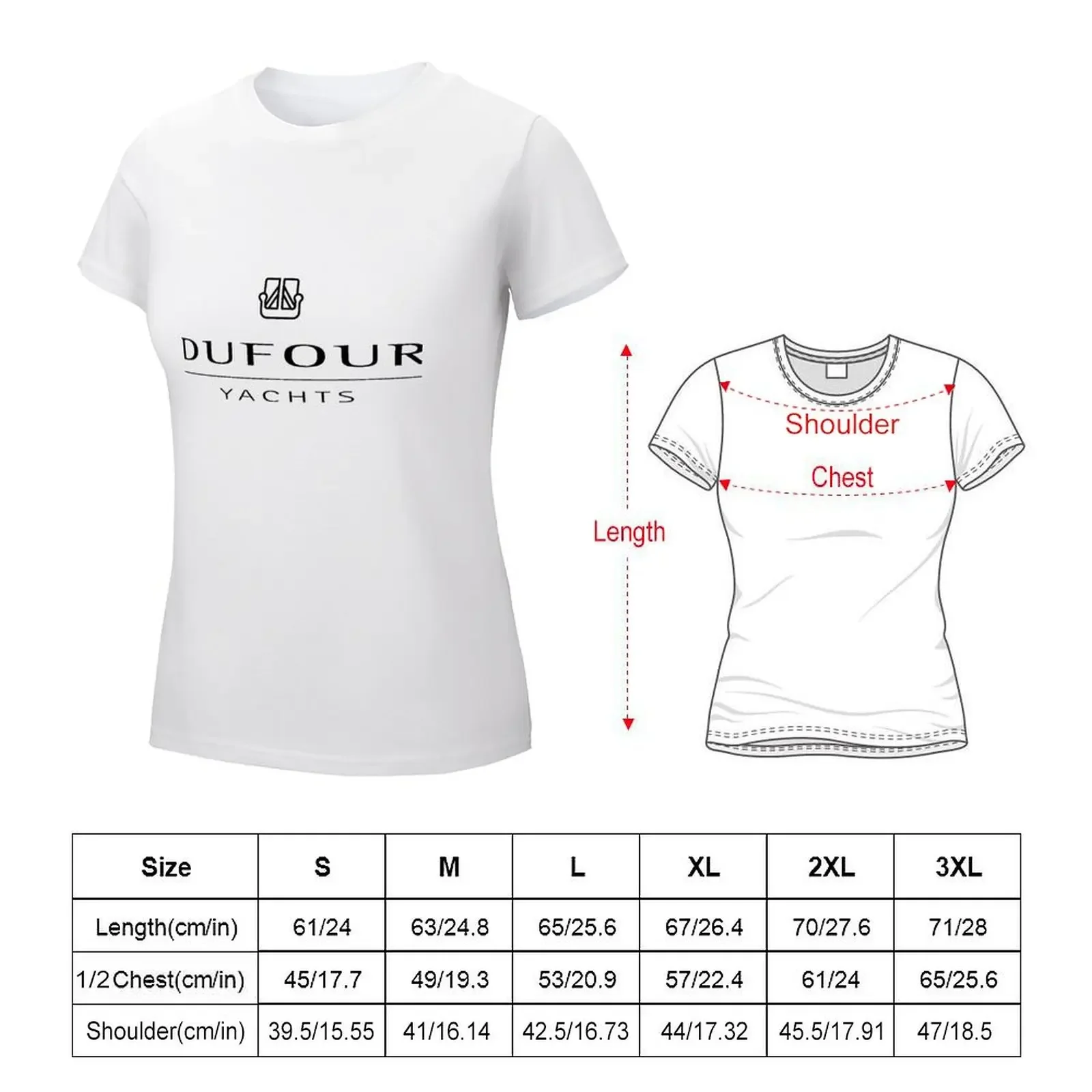 Luxury Dufour Yachts 2 T-Shirt blacks sweat funnys animal prinfor plus size t shirts for Women loose fit