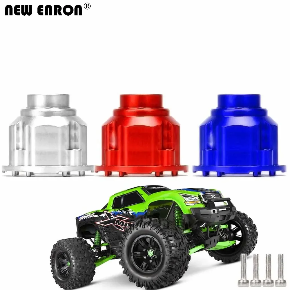 NEW ENRON 1/2Pcs Aluminum Alloy Differential Diff Case 7781 7781X Upgrade Parte for RC Crawler Car 1/5 Traxxas X-Maxx 77086-4 8S