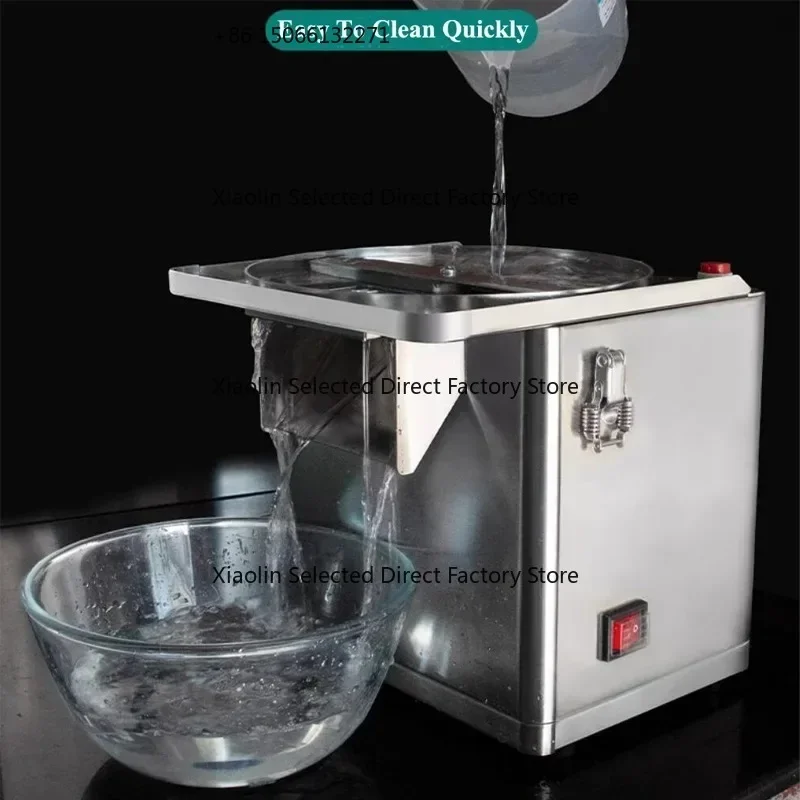Commercial Electric Stainless Steel Wolf Tooth Potato Chip Cutter Wavy Vegetable Slicer Dicer Food Processing Machine