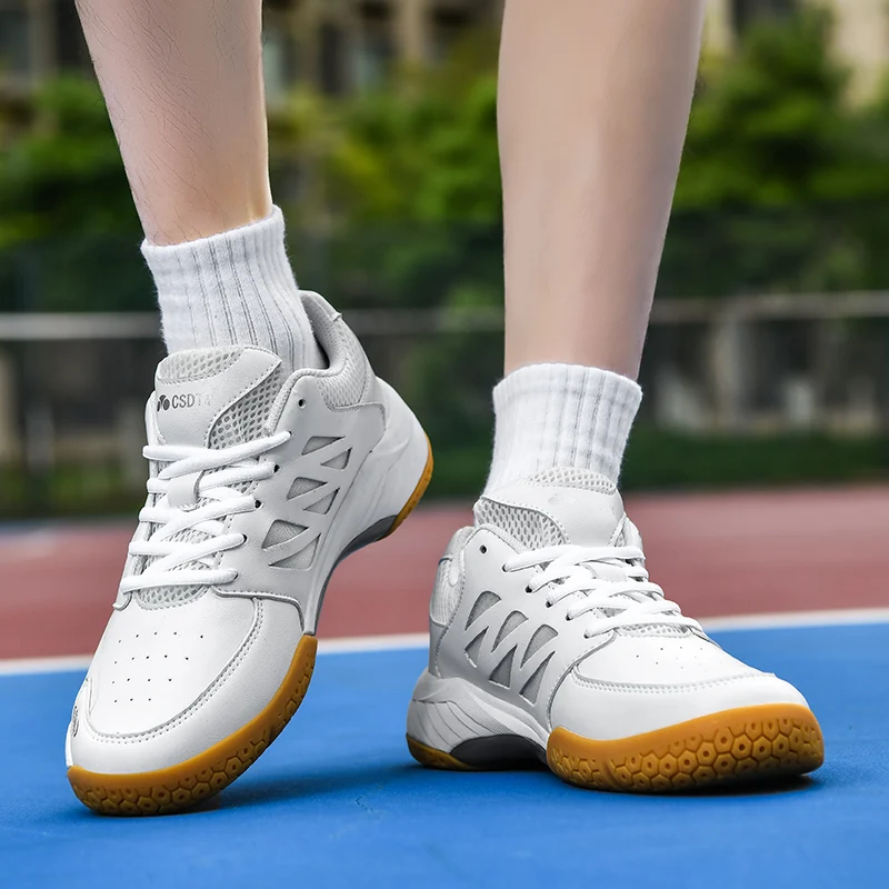 2024 nowe trampki damskie męskie buty do badmintona sportowe lekkoatletyczne zielone buty do tenisa światło biegania na świeżym powietrzu sportowe