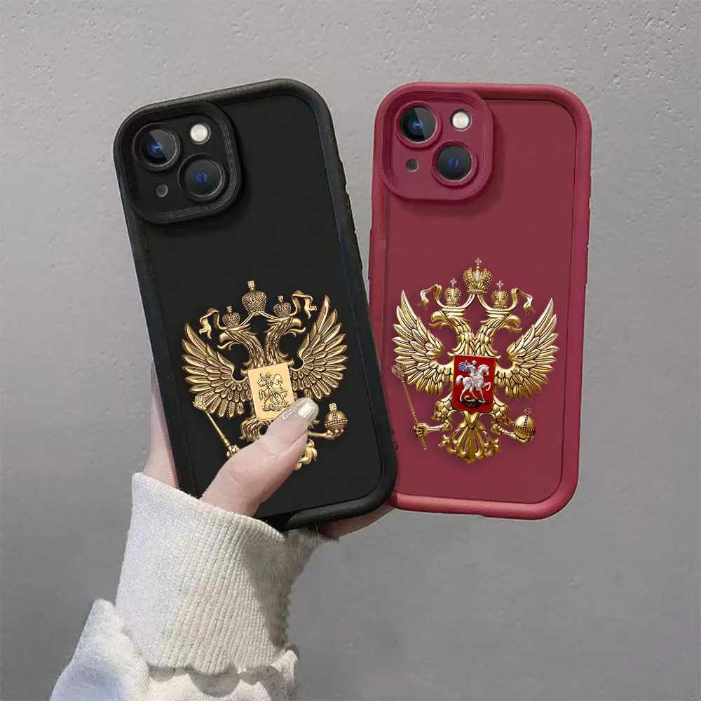 Russland Russische Flaggen Emblem Telefon Fall Für MOTO G9 G22 G24 G32 G34 G52 G53 G54 G60 G75 G84 G85 E22 E32 E40 EDGE 40 50 60E Fall
