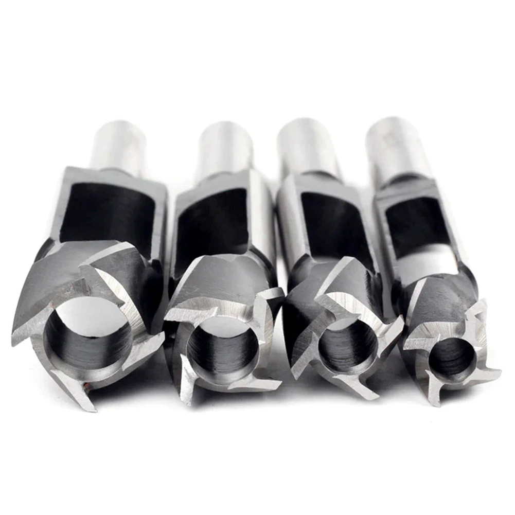 

4pcs Set Wood Drill Bits For Furniture Making Woodworking Tools 4-piece Set Cork Drill Round Log Tenon Woodworking Drill Bit (8