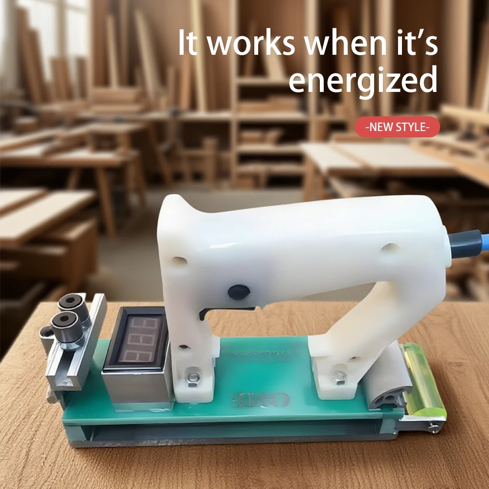 Alat Pemasang Tepian Kayu Genggam Kecil Portabel Mesin Pemasang Tepian Furnitur Mesin Pemasang Tepian Listrik Industri