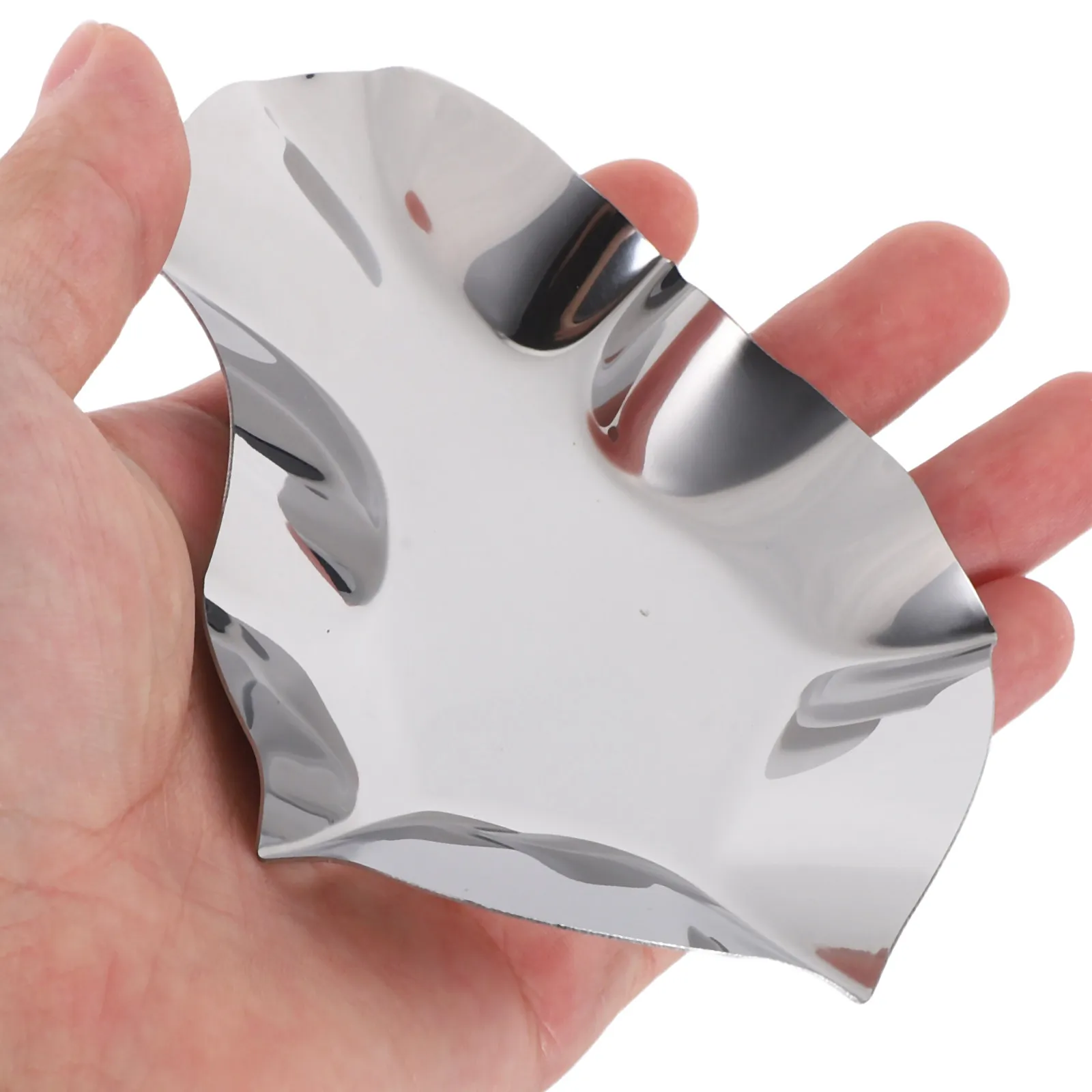 20 piezas de bandejas de acero inoxidable para mariscos y barbacoa, sartenes para asar ostras, platos reutilizables para cocinar mariscos al vapor, mini cuencos para salsa y bandejas para ostras