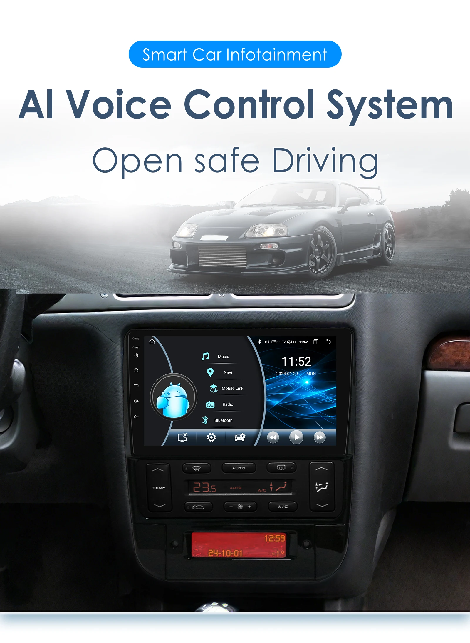 Android Autoradio Per Peugeot 406 1994 1995 1996 1997 1998-2005 Carplay Android Auto lettore multimediale 8581 8Core GPS Unità Principale